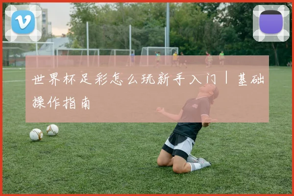 世界杯足彩怎么玩新手入门｜基础操作指南